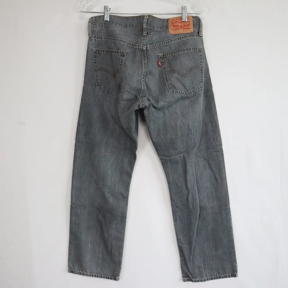 Levi's‎ 514 Jeans Mens 33x30 Straight Fit 5-Pocket Cotton Denim Gray
